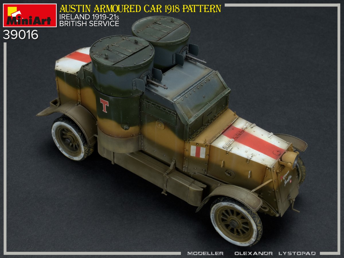 Mini Art 39016 AUSTIN ARMOURED CAR 1918 PATTERN. IRELAND 1919-21. BRITISH SERVICE. INTERIOR KIT