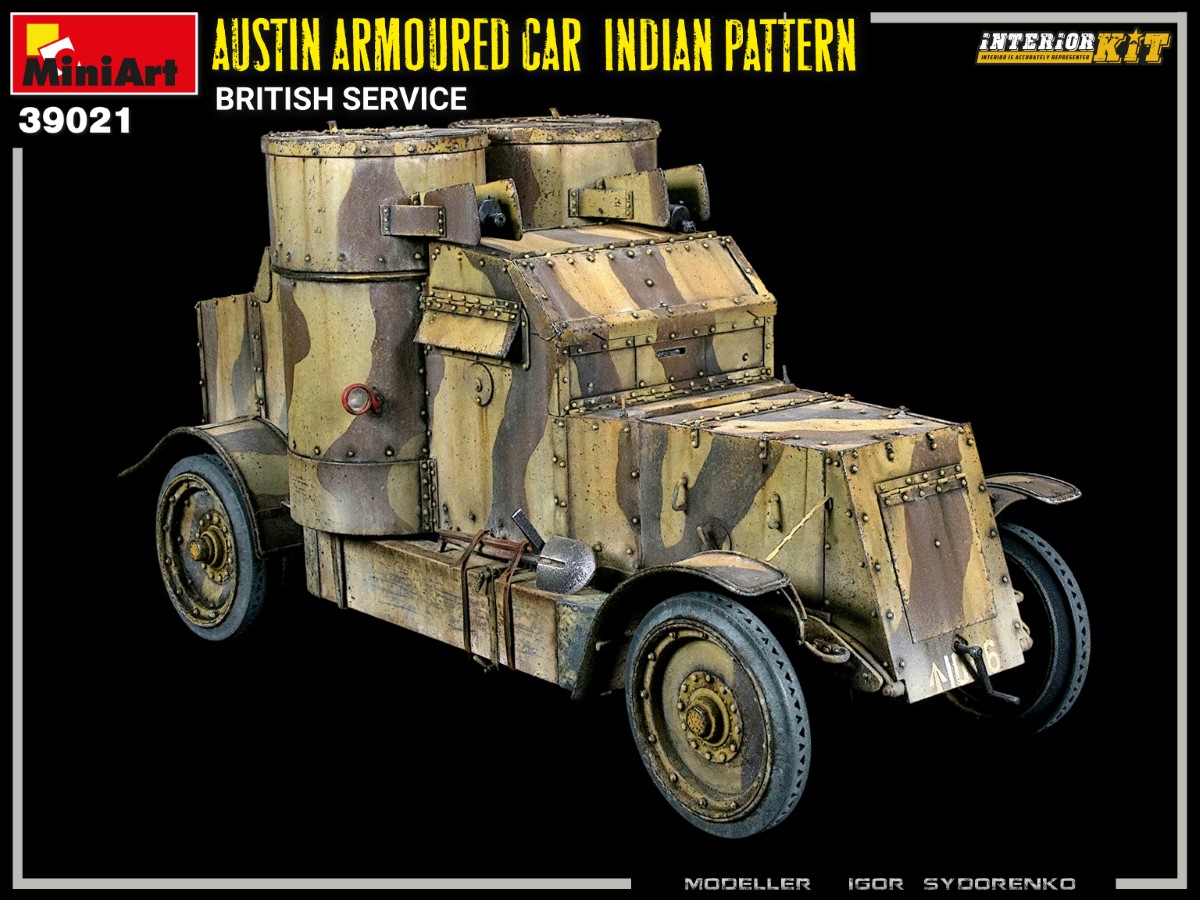 Mini Art 39021 AUSTIN ARMOURED CAR INDIAN PATTERN 'British Service'
