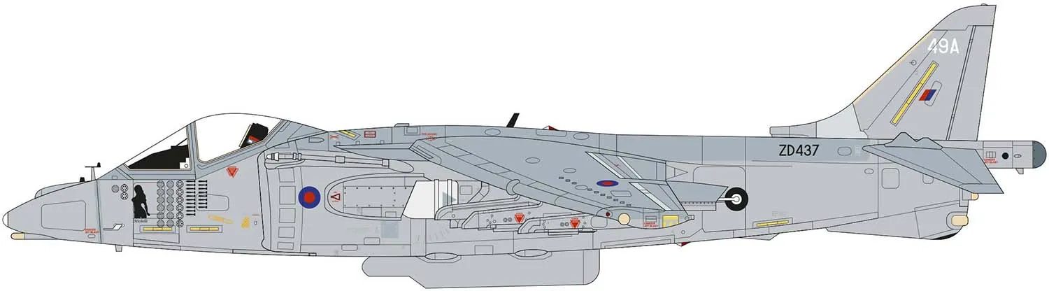 Airfix A04050A BAe Harrier GR7A/GR9
