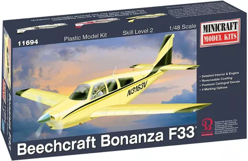 Minicraft Model Kits 11694 Beechcraft Bonanza F33