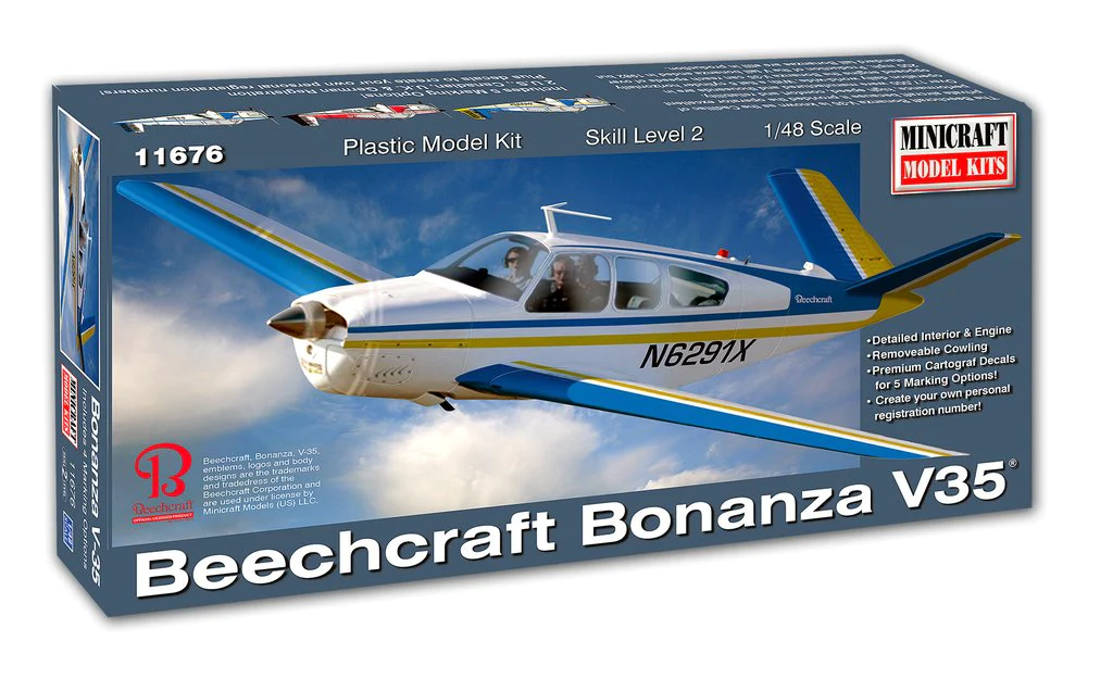 Minicraft Model Kits 11676 Beechcraft V35 Bonanza