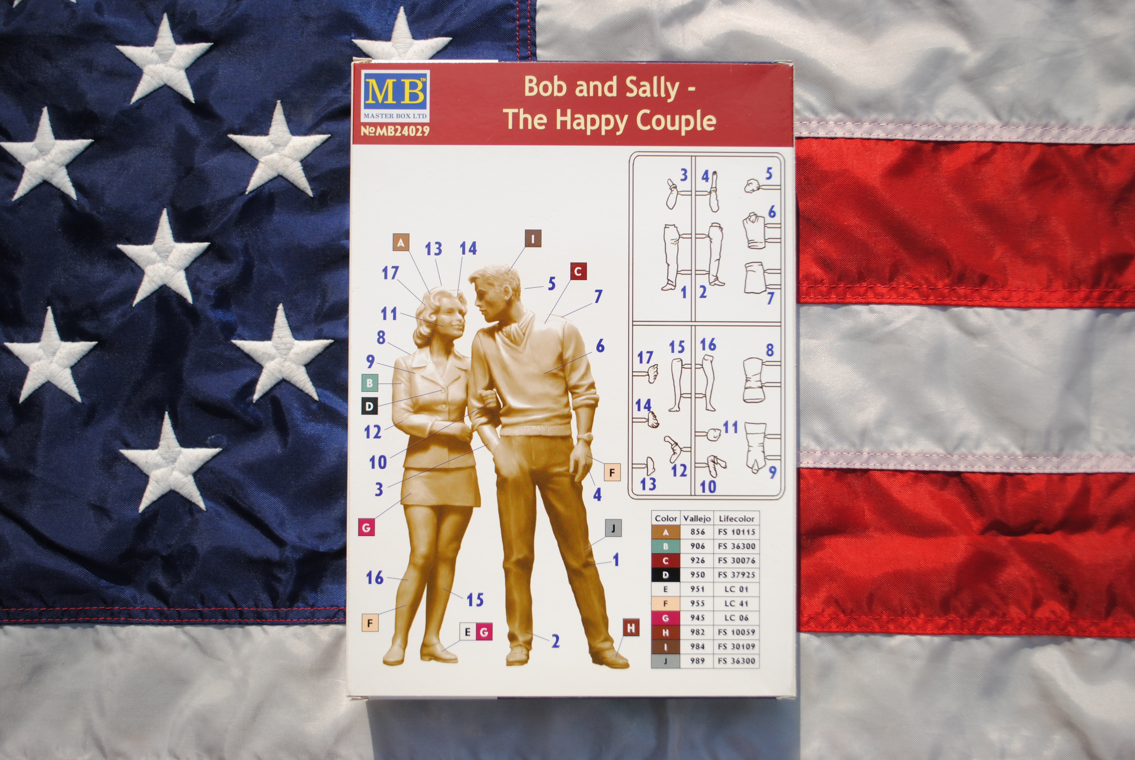 Master Box MB24029 Bob and Sally 'The happy Couple'