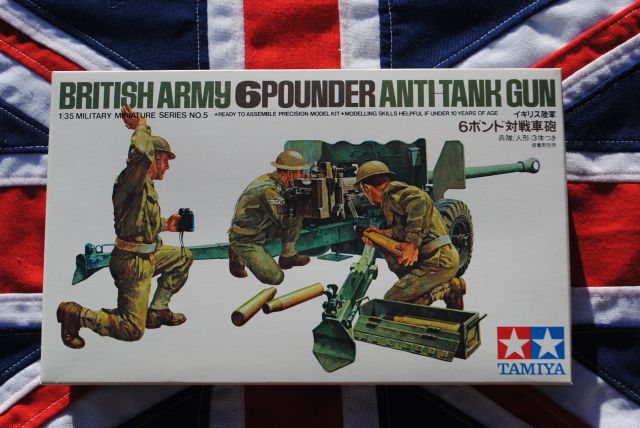Tamiya 35005 British Army 6 POUNDER ANTI-TANK GUN