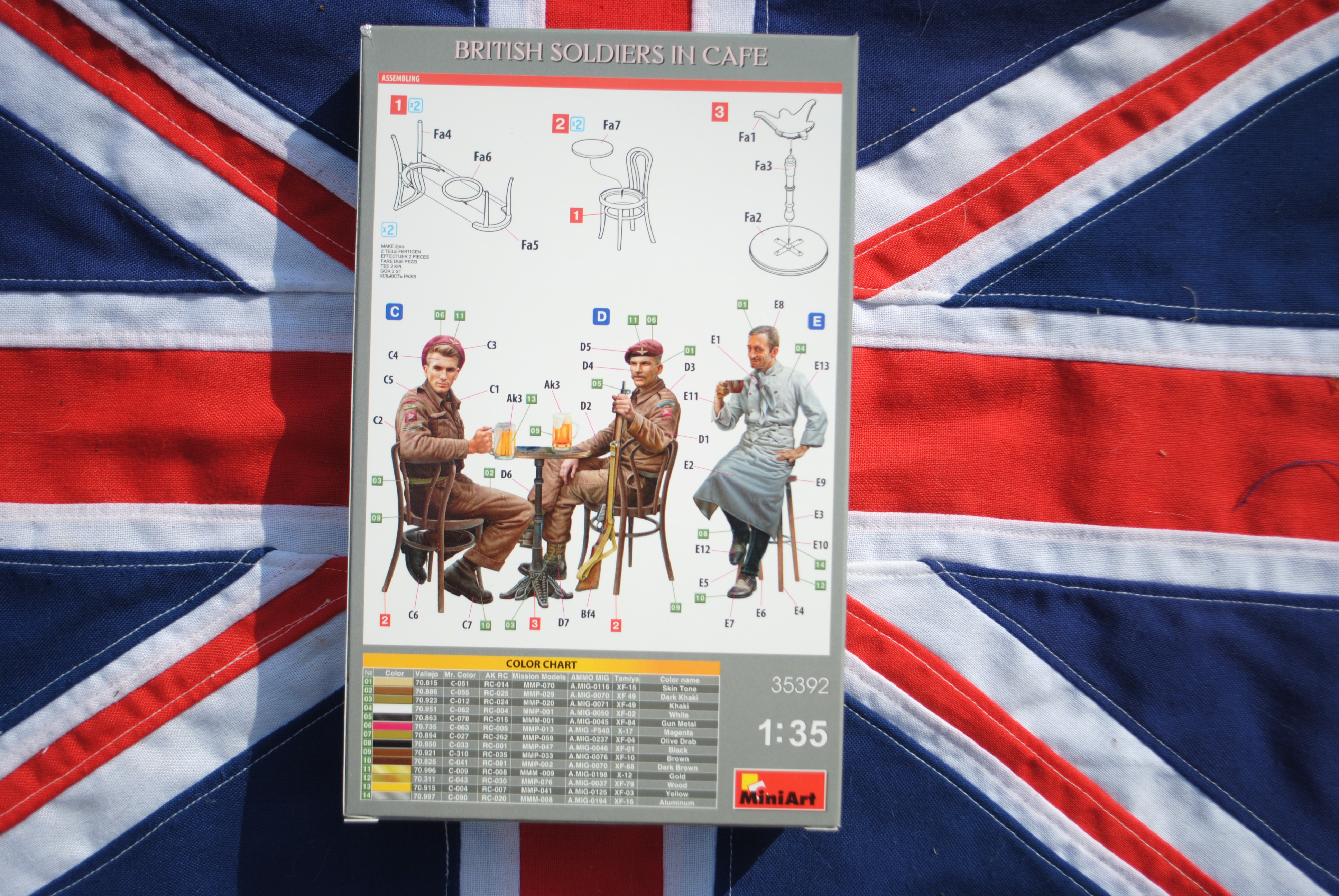 MiniArt 35392 BRITISH SOLDIERS IN CAFE