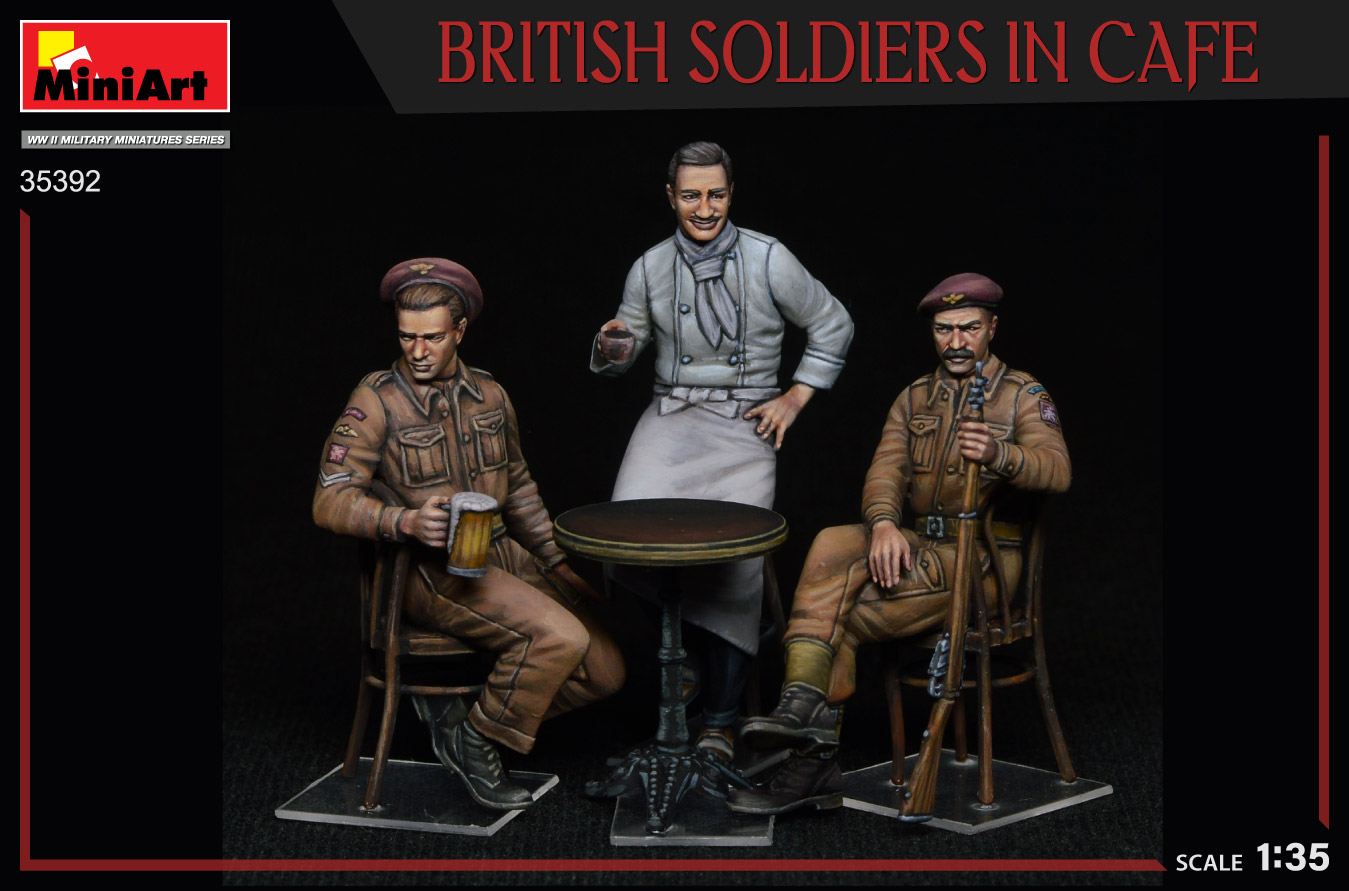 MiniArt 35392 BRITISH SOLDIERS IN CAFE