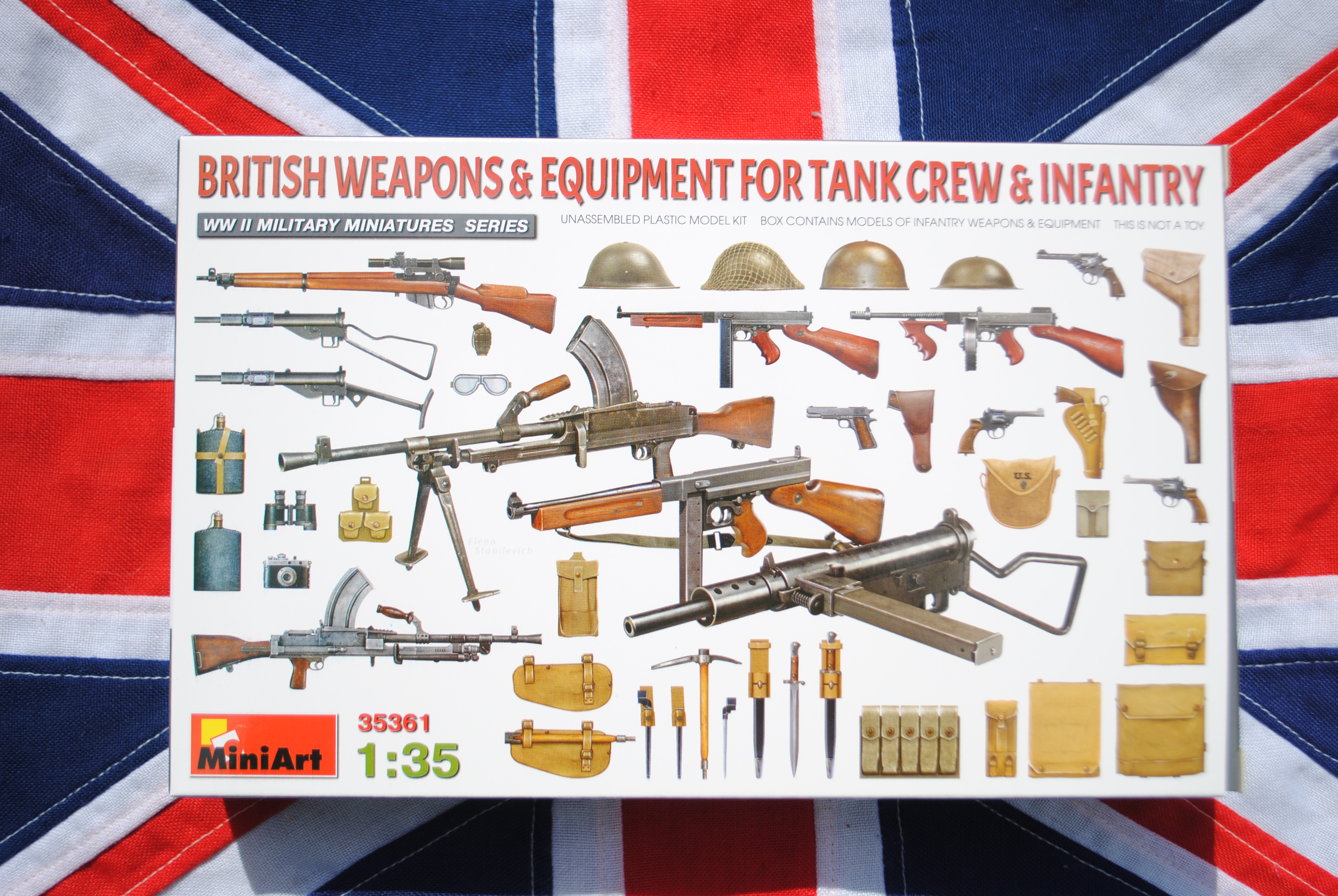 Mini Art 35361 British Weapons & Equipment for Tank Crew & Infantry