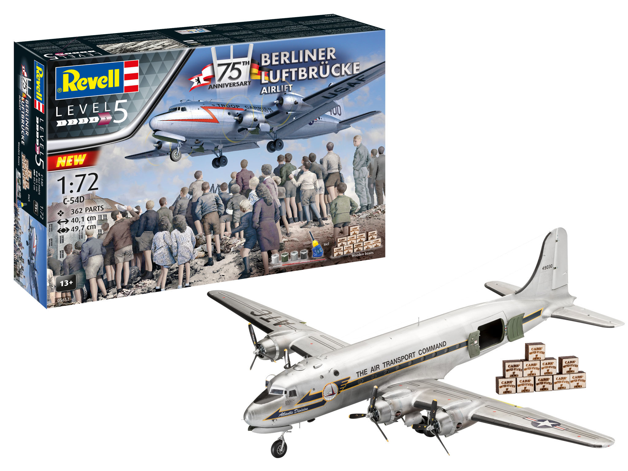 Revell 05652 C-54D 75th Anniversary Berliner Luftbrücke Airlift 'Gift Set'