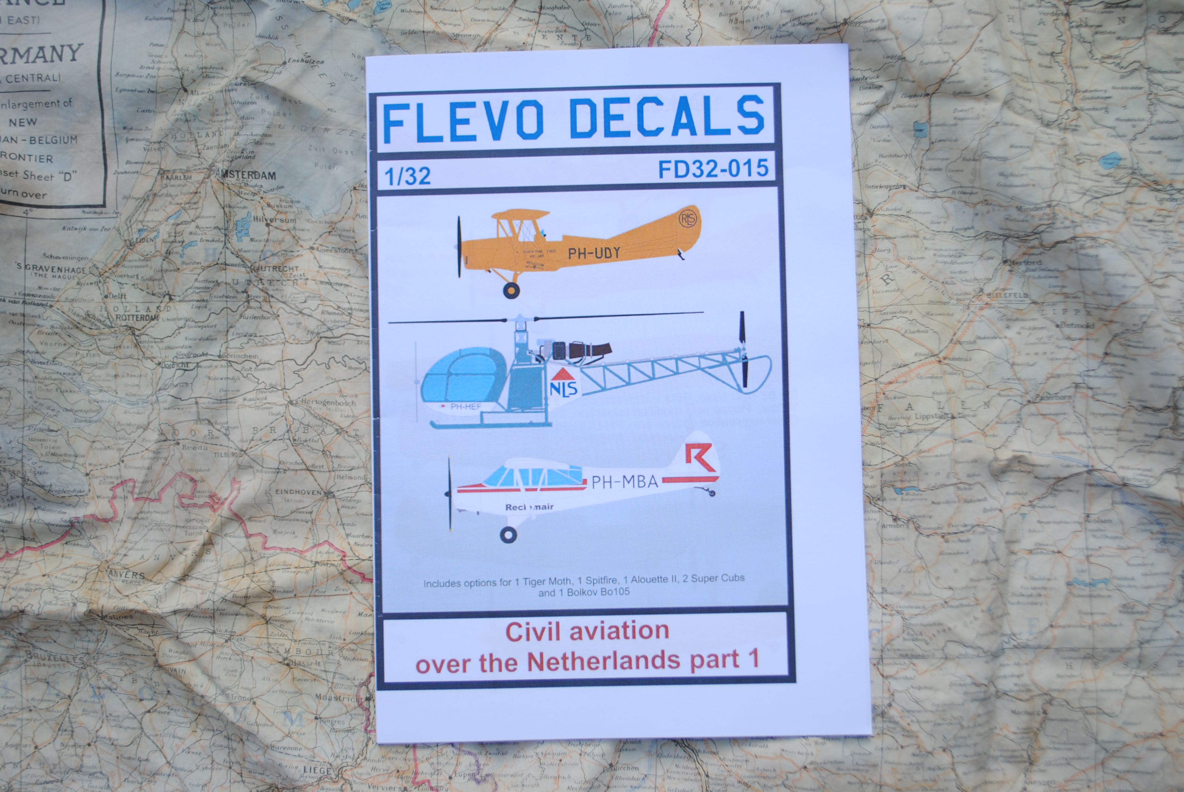 Flevo Decals FD32-015 Civil aviation over the Netherlands 'part 1'