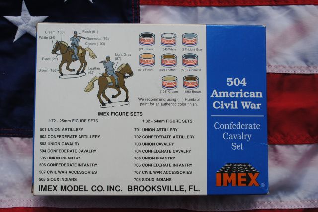 Details about   IMEX 1:72 Scale Kit No 504 ACW CONFEDERATE CAVALRY SET 