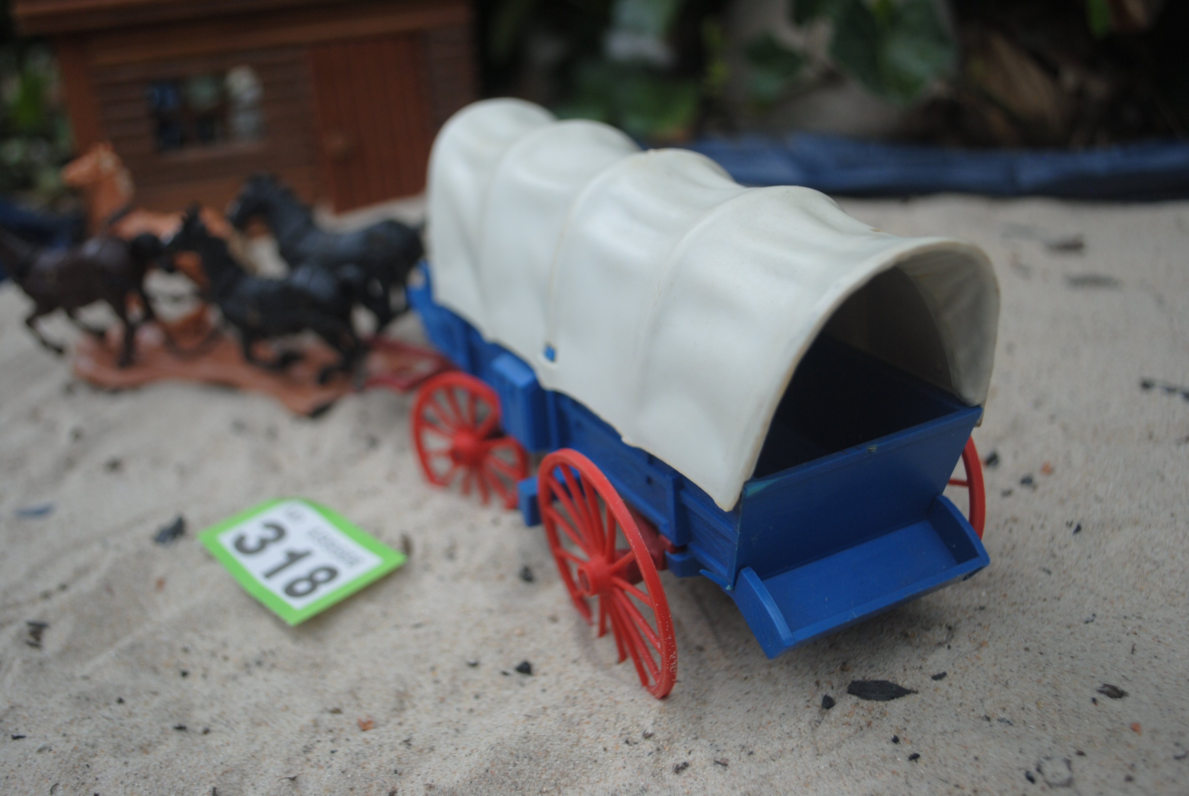Timpo Toys / Elastolin G.318 Covered wagon