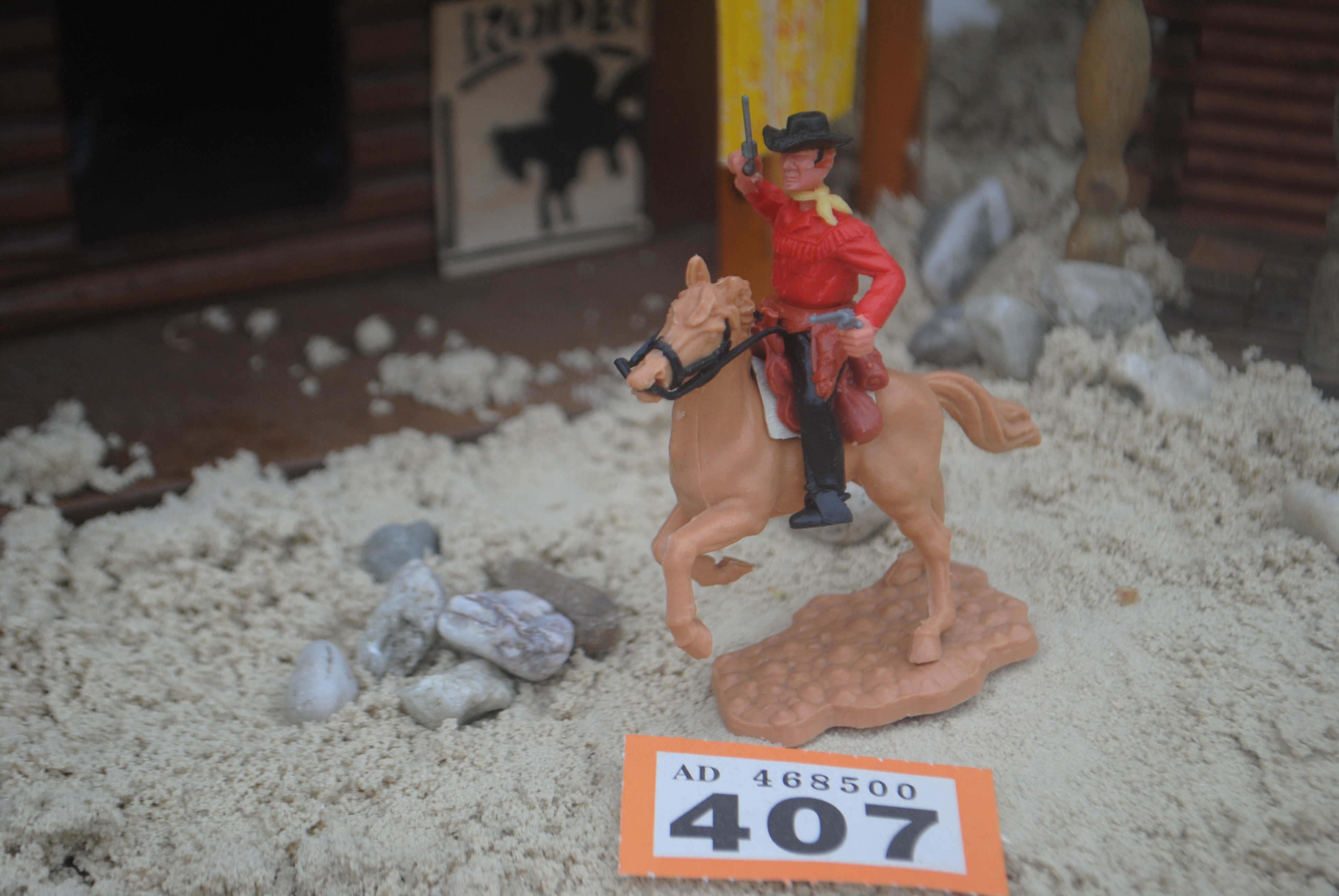 Timpo Toys O.407 Cowboy riding 3rd version