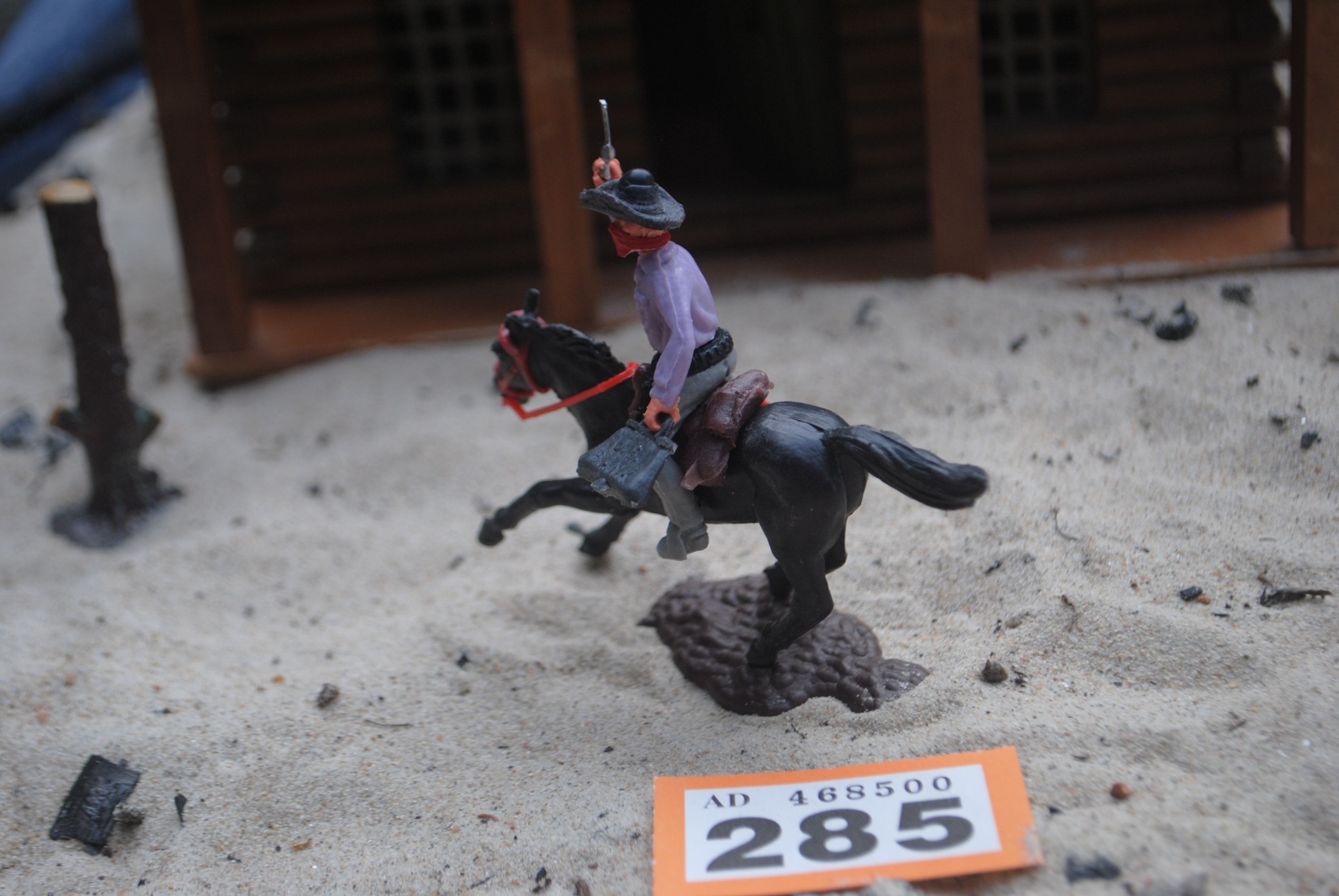 Timpo Toys O.285 Cowboy Riding on Horse 2nd version 