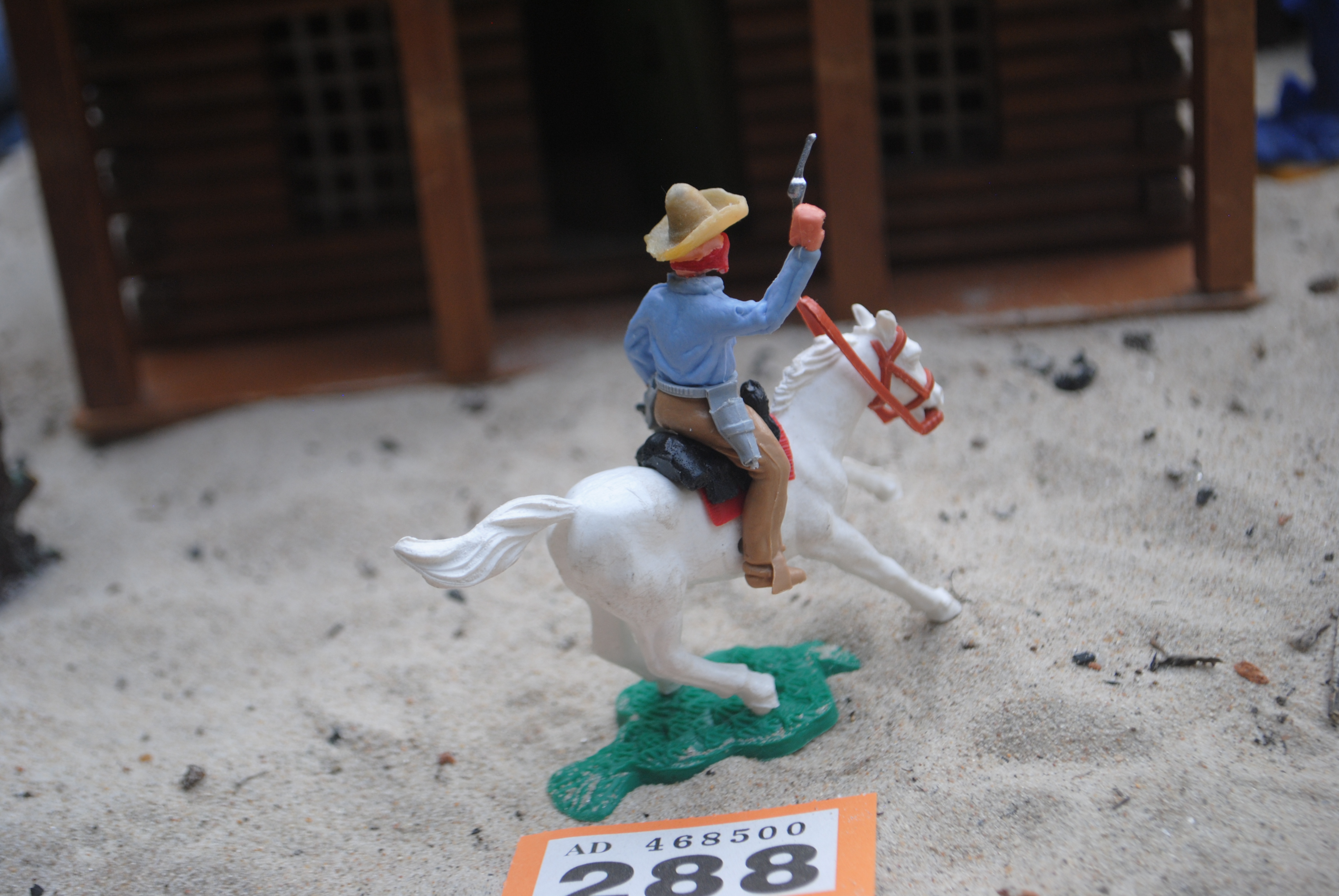 Timpo Toys O.288 Cowboy Riding on Horse 2nd version 