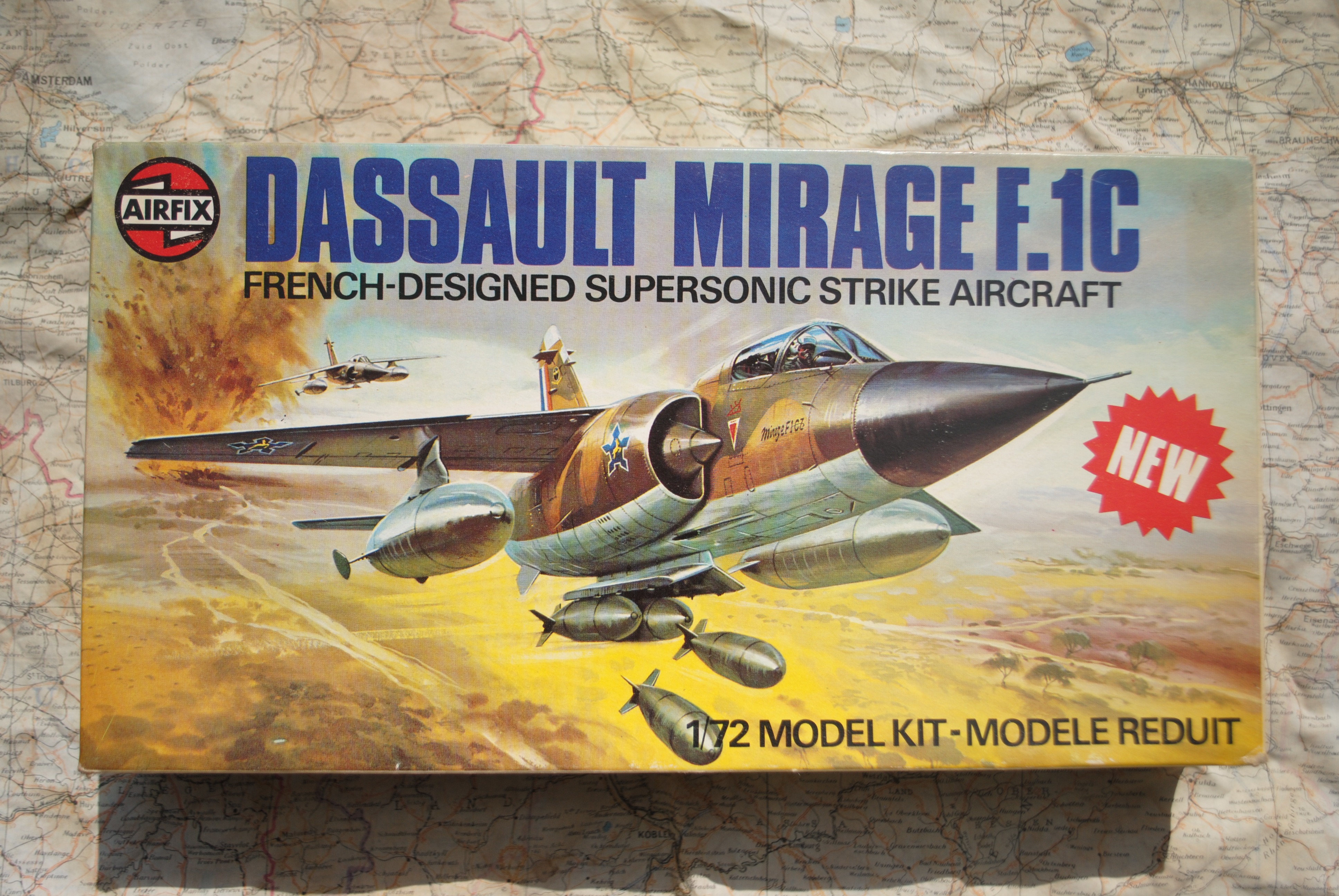 Airfix 04022-2 Dassault Mirage F.1C 'French-Designed Supersonic Strike Aircraft'