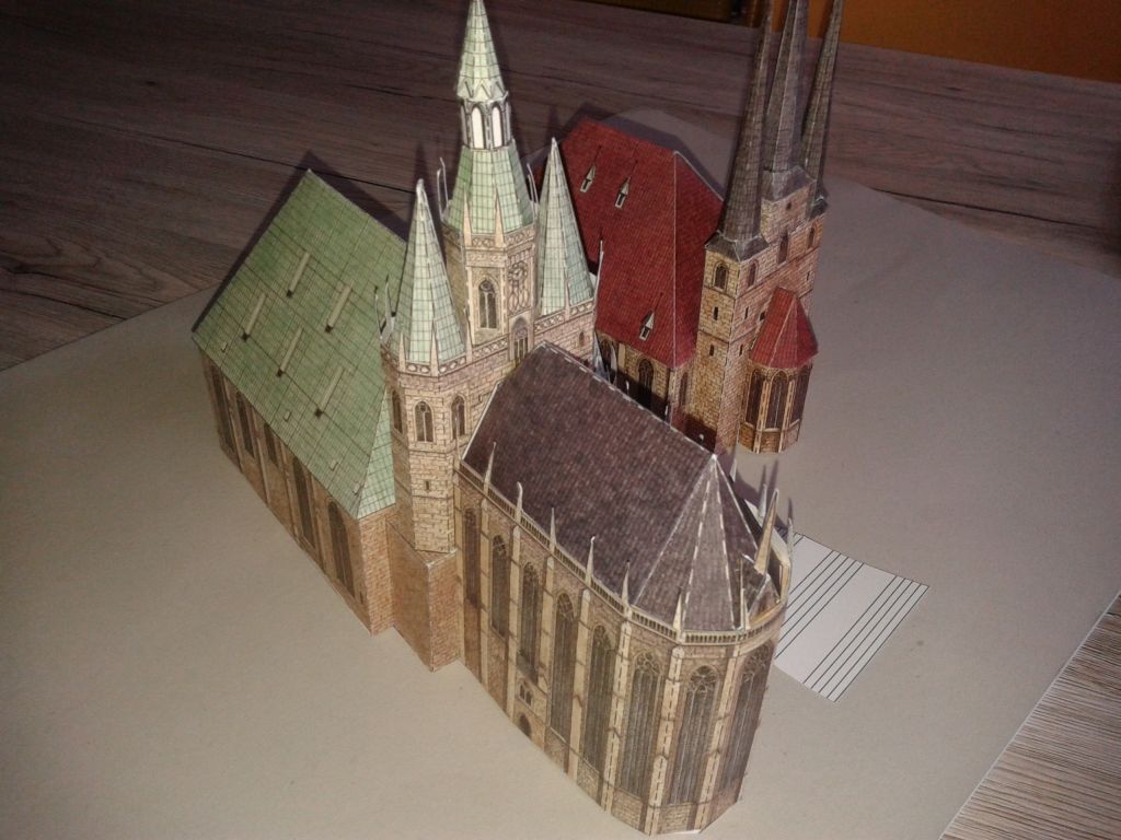 Schreiber-Bogen kartonmodellbau 205004 Dom und Severikirche in Erfurt