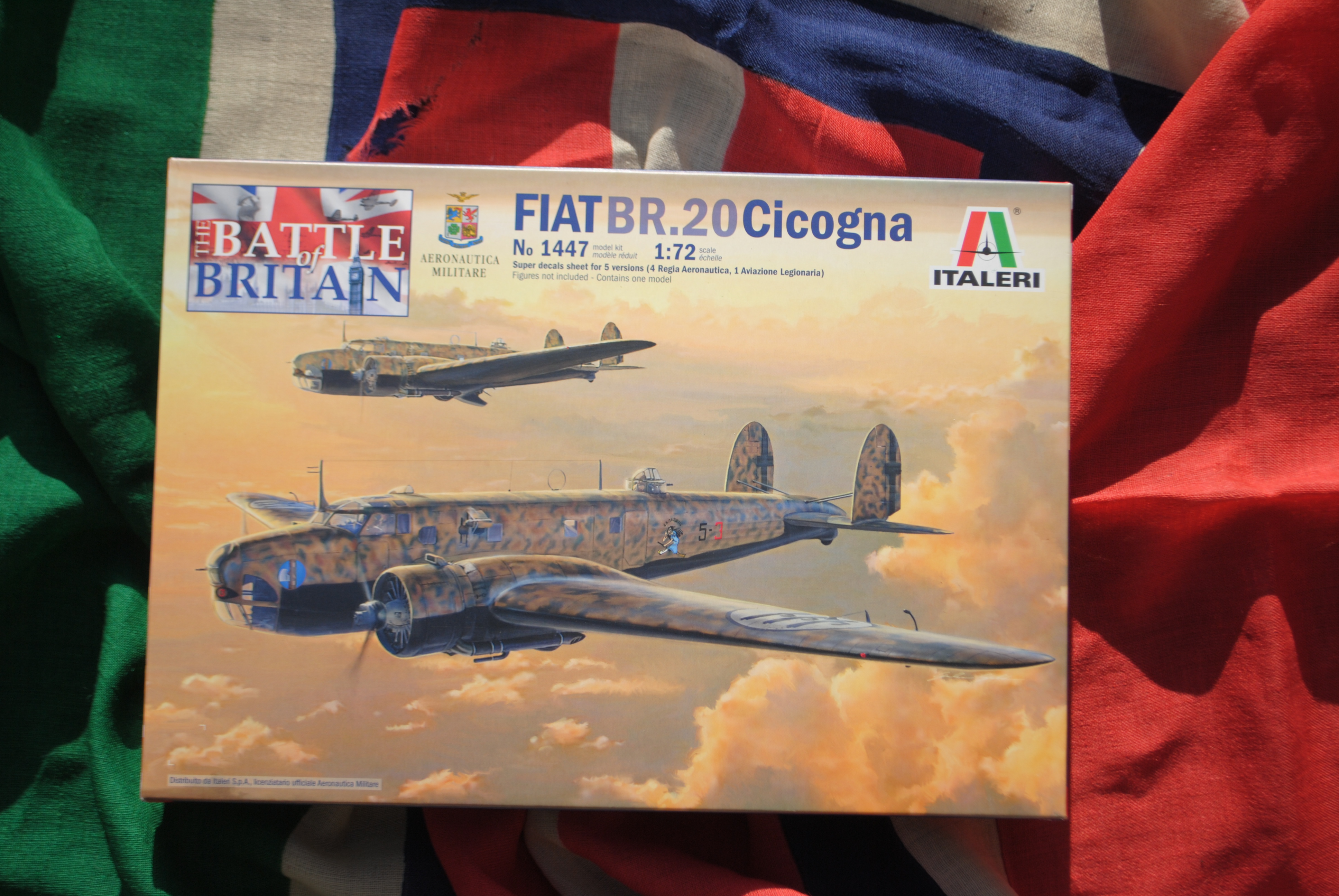 Italeri 1447 Fiat BR.20 Cicogna 'Battle of Britain 80th Anniversary' 