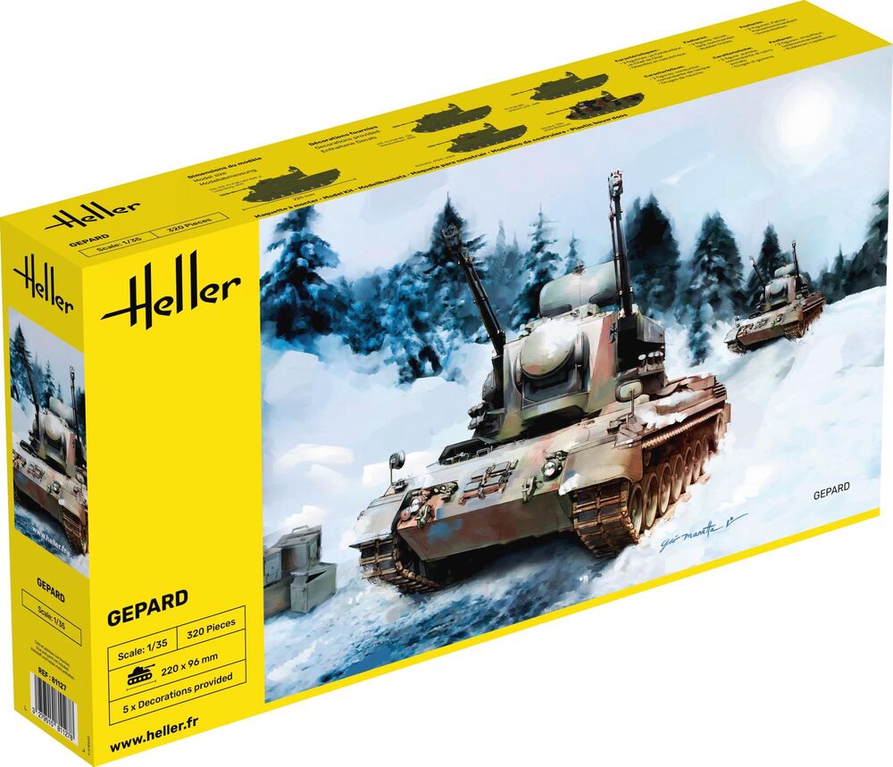 Heller 81127 Flakpanzer Gepard