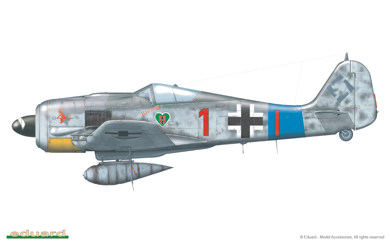 Eduard 7435 Focke-Wulf Fw 190A-8 Standard Wing