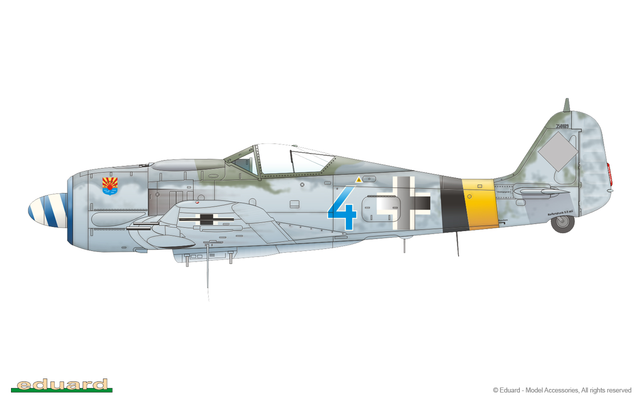 Eduard 7435 Focke-Wulf Fw 190A-8 Standard Wing