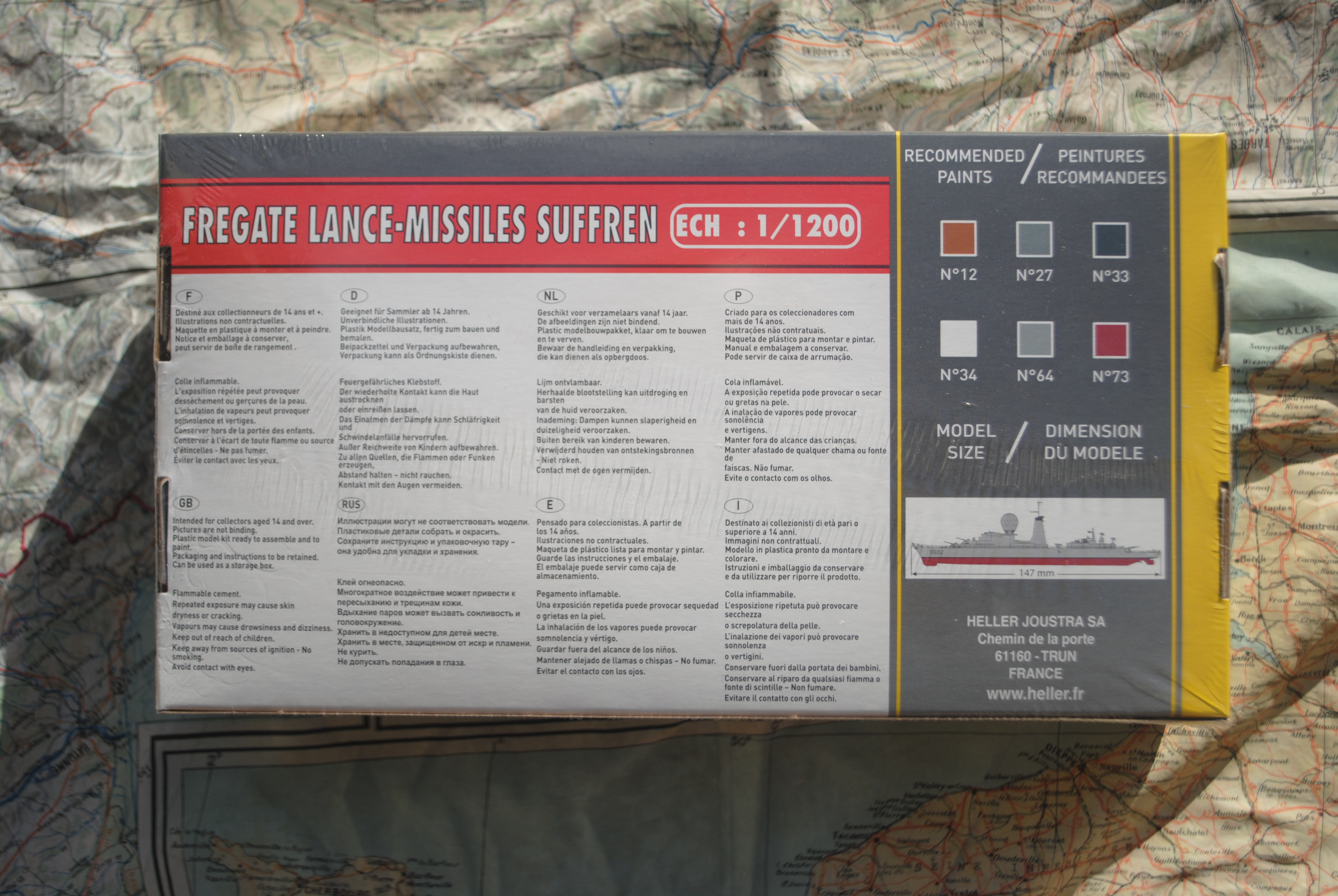 Heller 49033 Fregate Lance-Missiles Suffren
