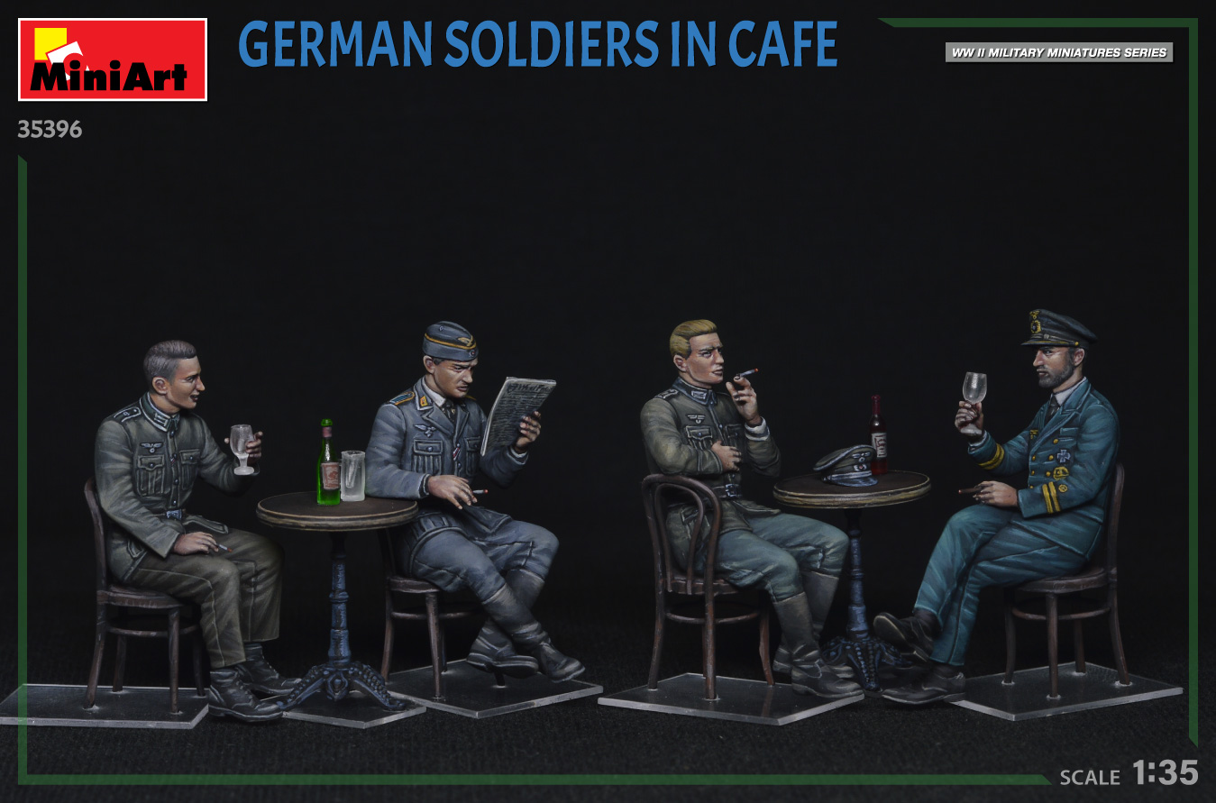 MiniArt 35396 German Soldiers in Cafe