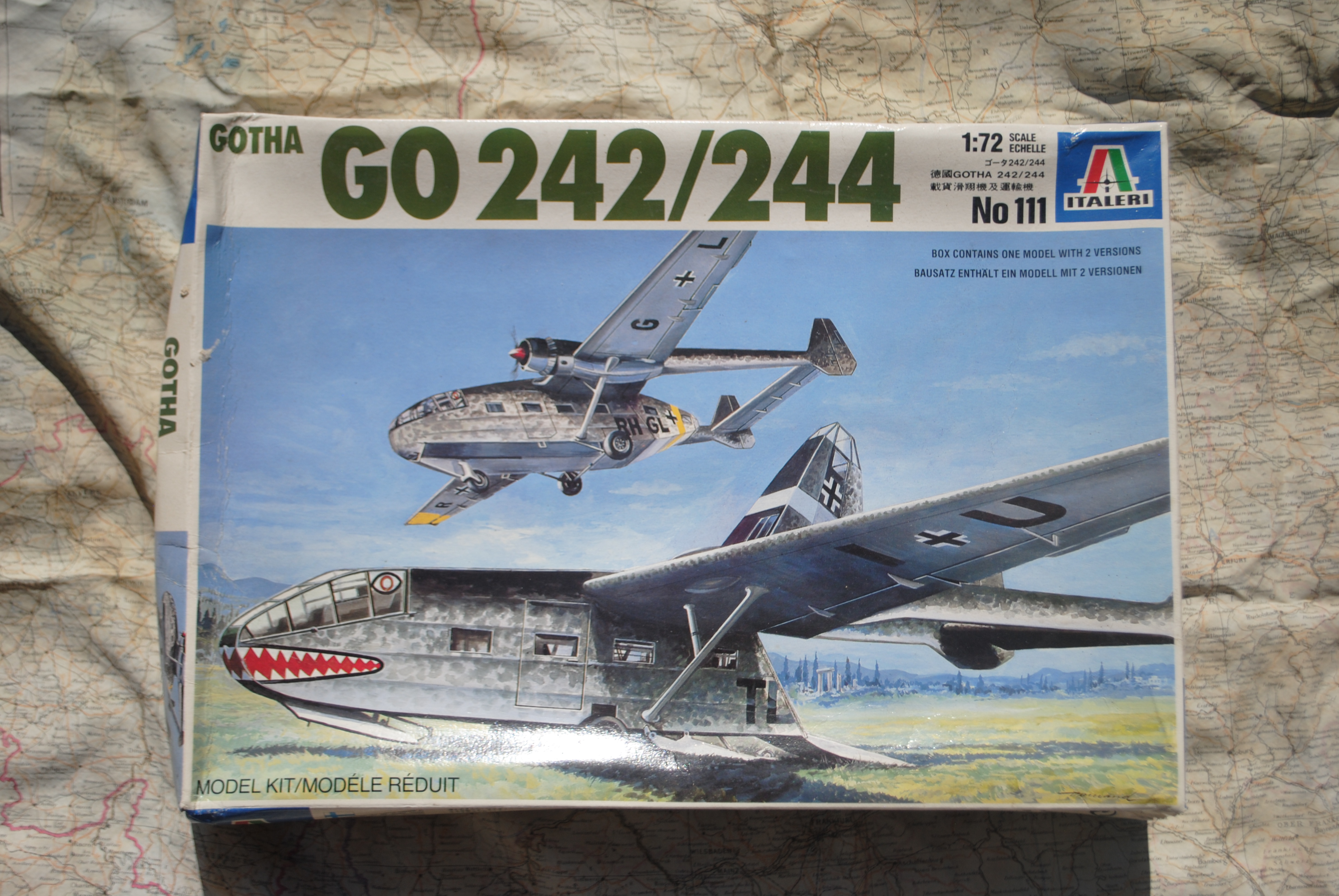 Italari 111 Gotha Go-242 Assault Glider / Go-244 Twin Engined Transport