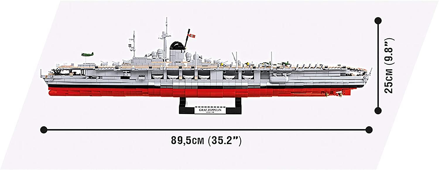 COBI 3086 GRAF ZEPPELIN German Kriegsmarine Aircraft Carrier
