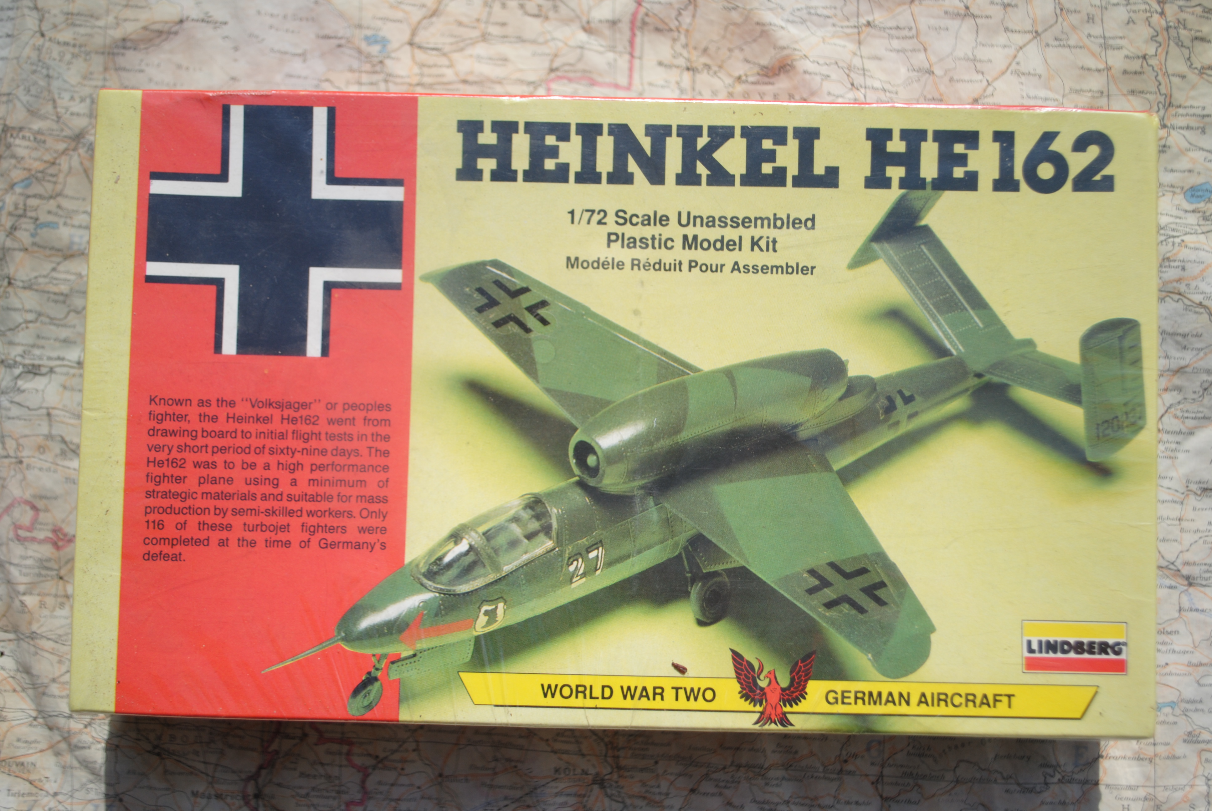 Lindberg 70581 Heinkel He162