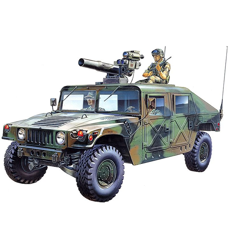 Academy 13250 MMWV-Hummer-Humvee M966 TOW Missile Carrier