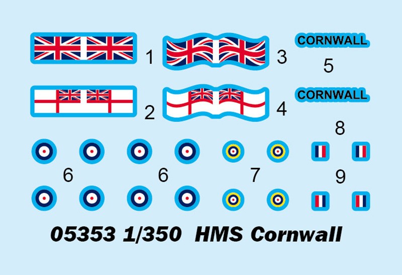 Trumpeter 05353 HMS Cornwall