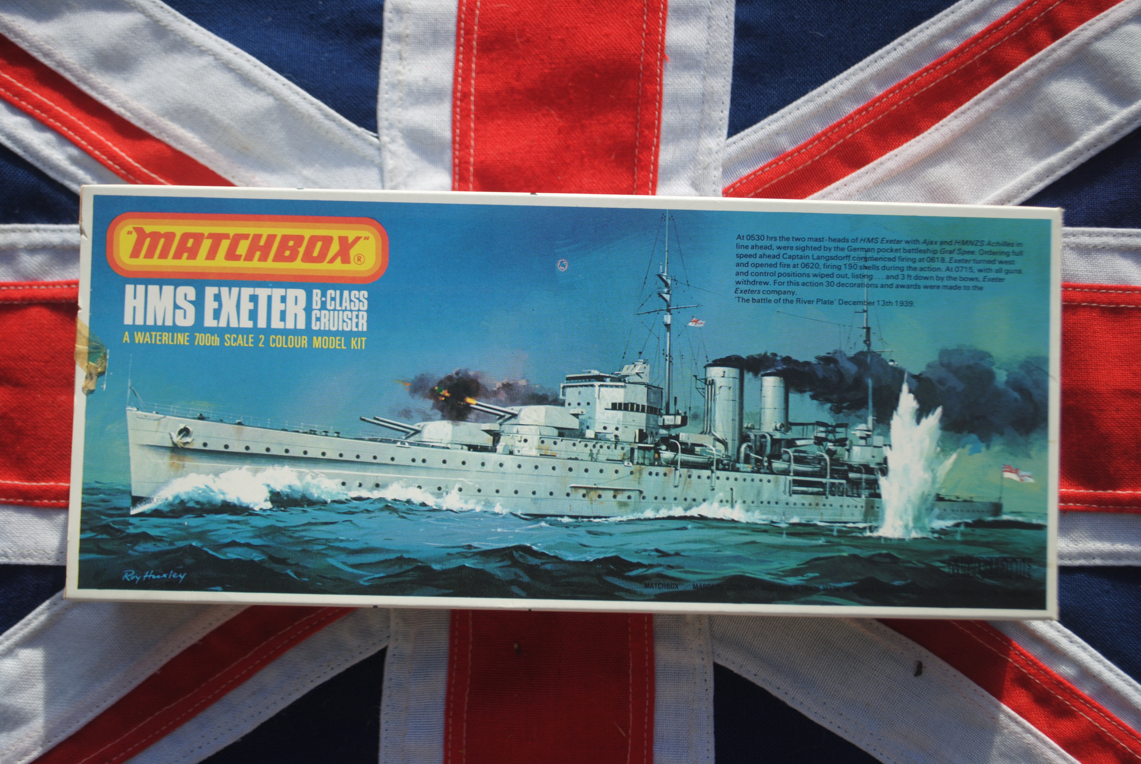 Matchbox PK-162 HMS Exeter B-Class Cruiser