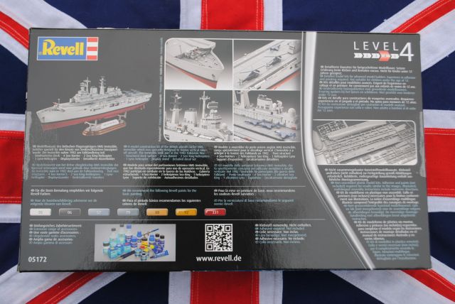 # 05172# Guerre des Malouines Revell 1/700 HMS INVINCIBLE 