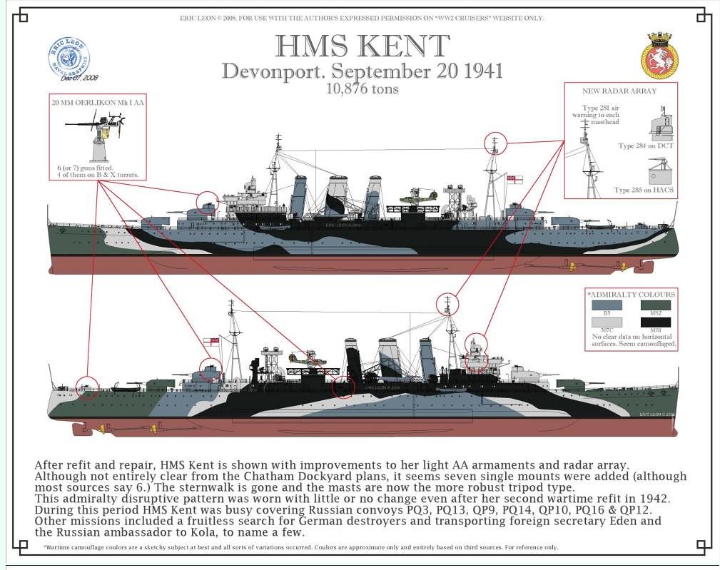 Trumpeter 05352 HMS KENT