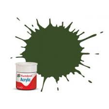 Humbrol 242 RLM71 DARK GREEN matt '14 ml Acrylic Paint'