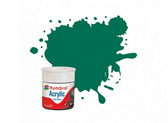 Humbrol 409 MALACHITE GREEN Matt - Acrylic Rail Colour Paint