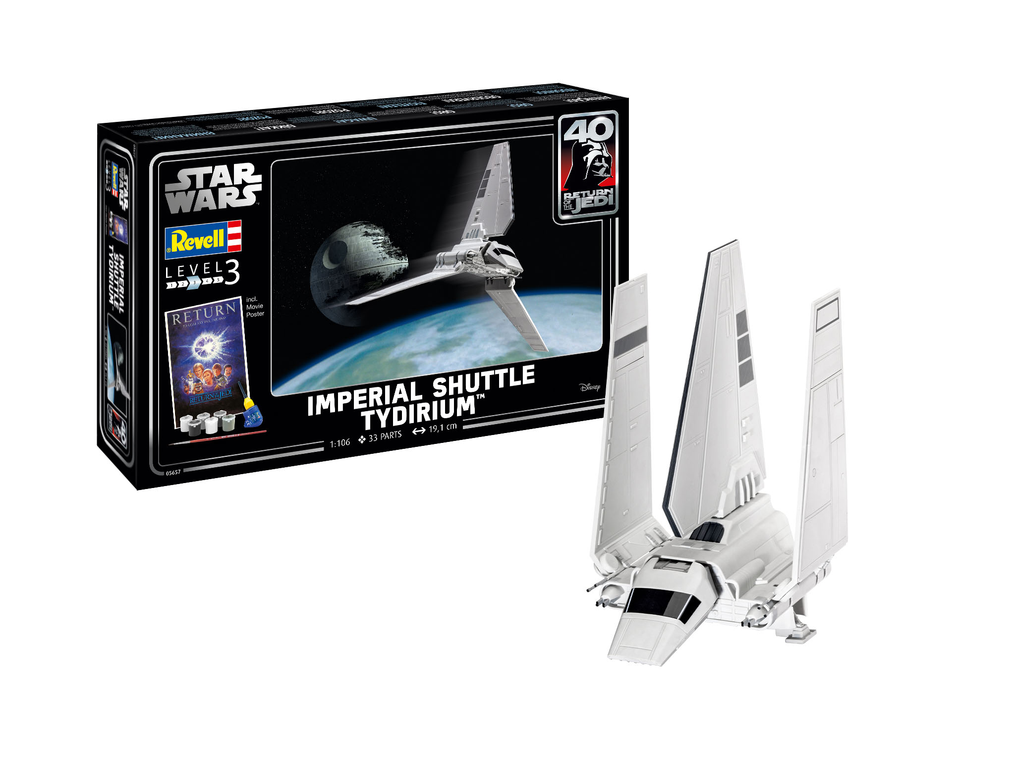 Revell 05657 Imperial Shuttle Tydirium Star Wars Gift Set  