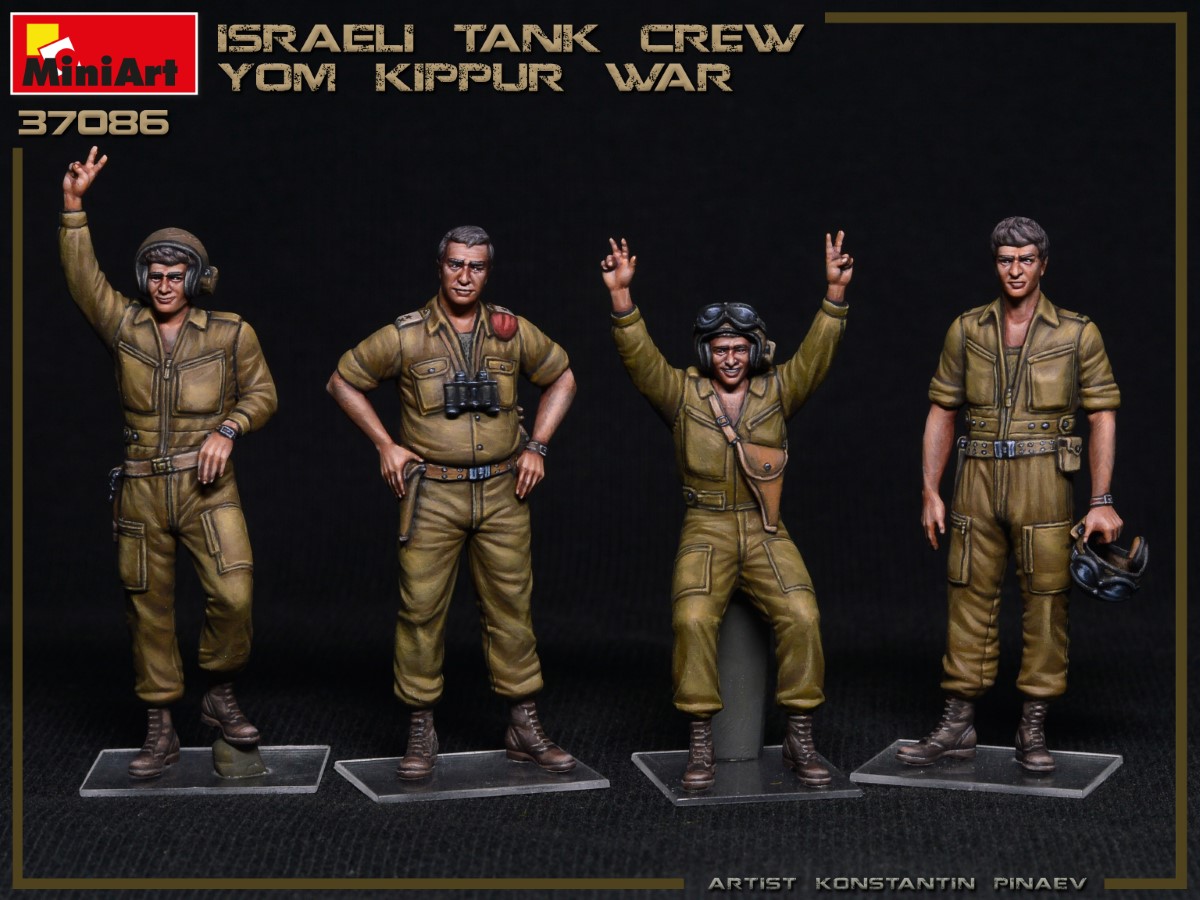 Mini Art 37086 ISRAELI TANK CREW. YOM KIPPUR WAR