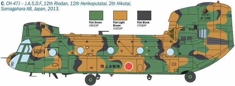 Italeri 2779 Chinook HC.2/CH-47F