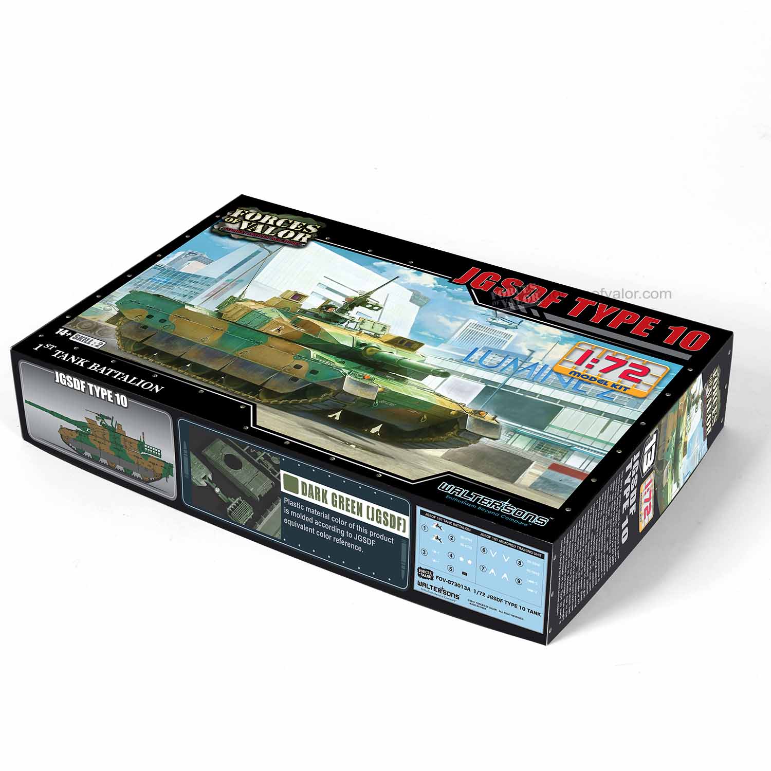 Forces of Valor 873013A JGSDF Type 10 1st Tank Battalion
