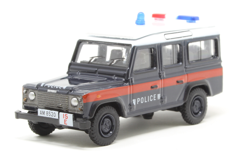 Oxford 76DEF016 Land Rover Defender LWB Station Wagon 'Hong Kong Police'