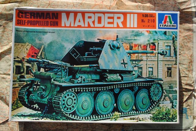 1:100 Marder III german self- propelled anti-tank gun, kit