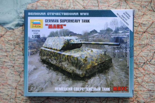 Zvezda 6213 MAUS German Super Heavy Tank