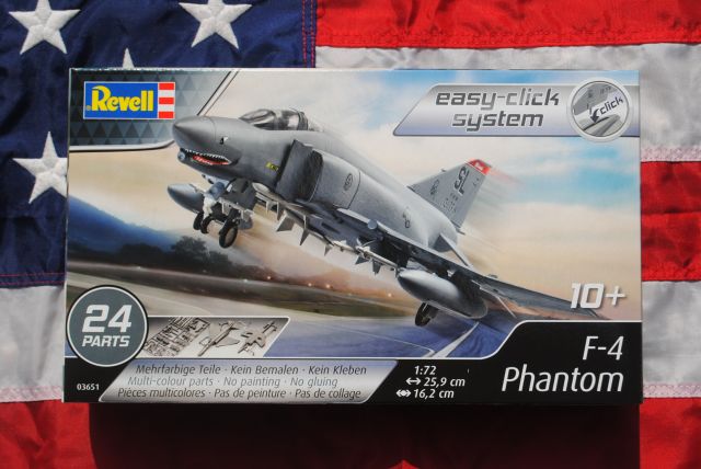 Revell-Revell-03651-Maquette easky Click d'avion Phantom F-4E, 1-72 Maquette,  3651, Bleu - Cdiscount Jeux - Jouets