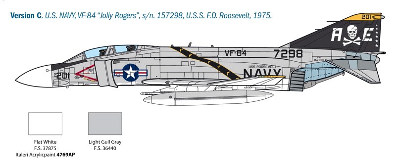 Italeri 2781 McDonnell F-4J Phantom II