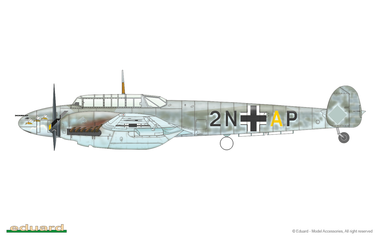 Eduard 7426 Messerschmitt Bf 110C