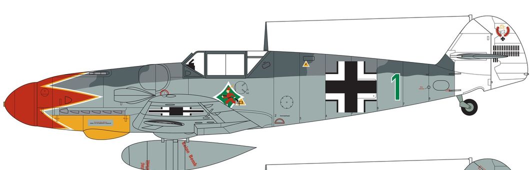 Airfix A02029B Messerschmitt Bf109G-6