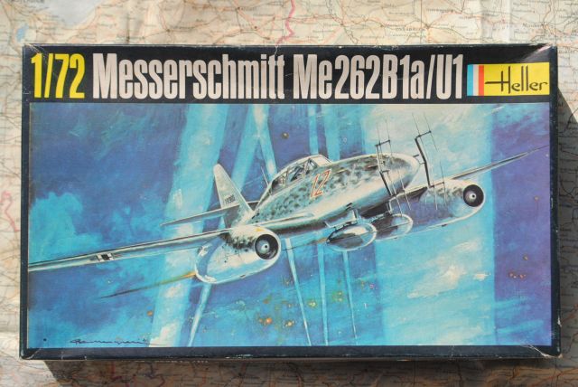 Heller 233 Messerschmitt Me 262 B1a/U1