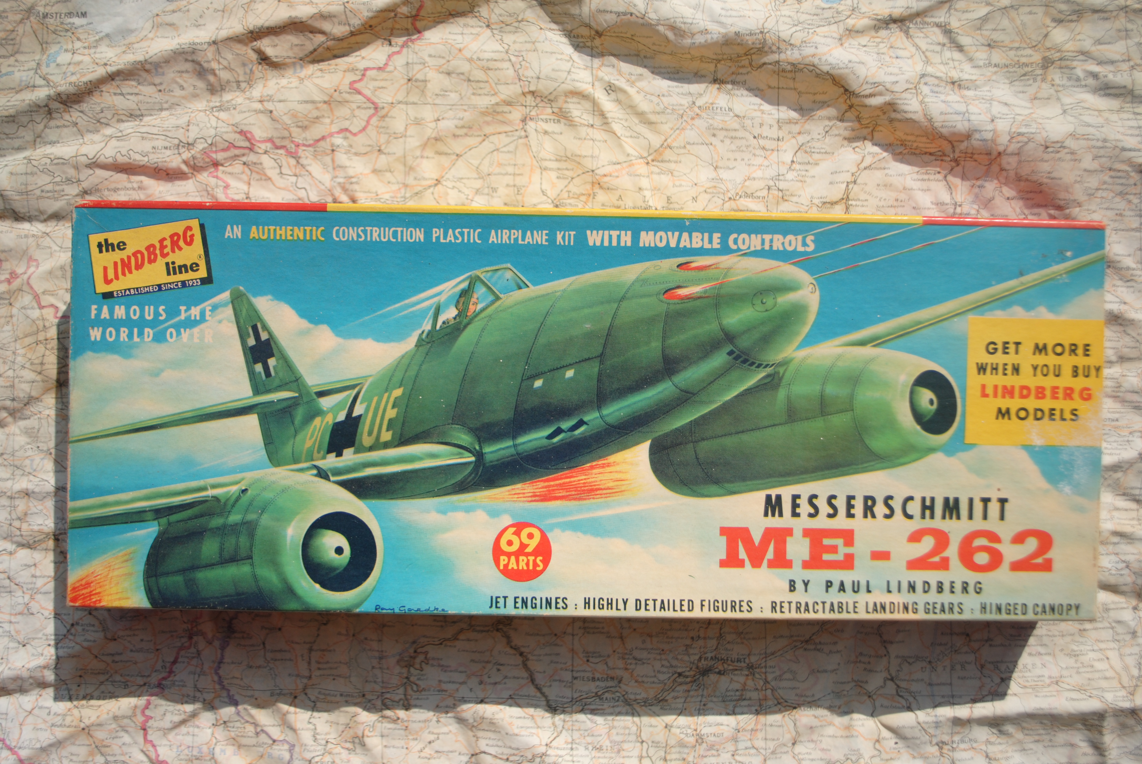 Lindberg 538 Messerschmitt ME-262