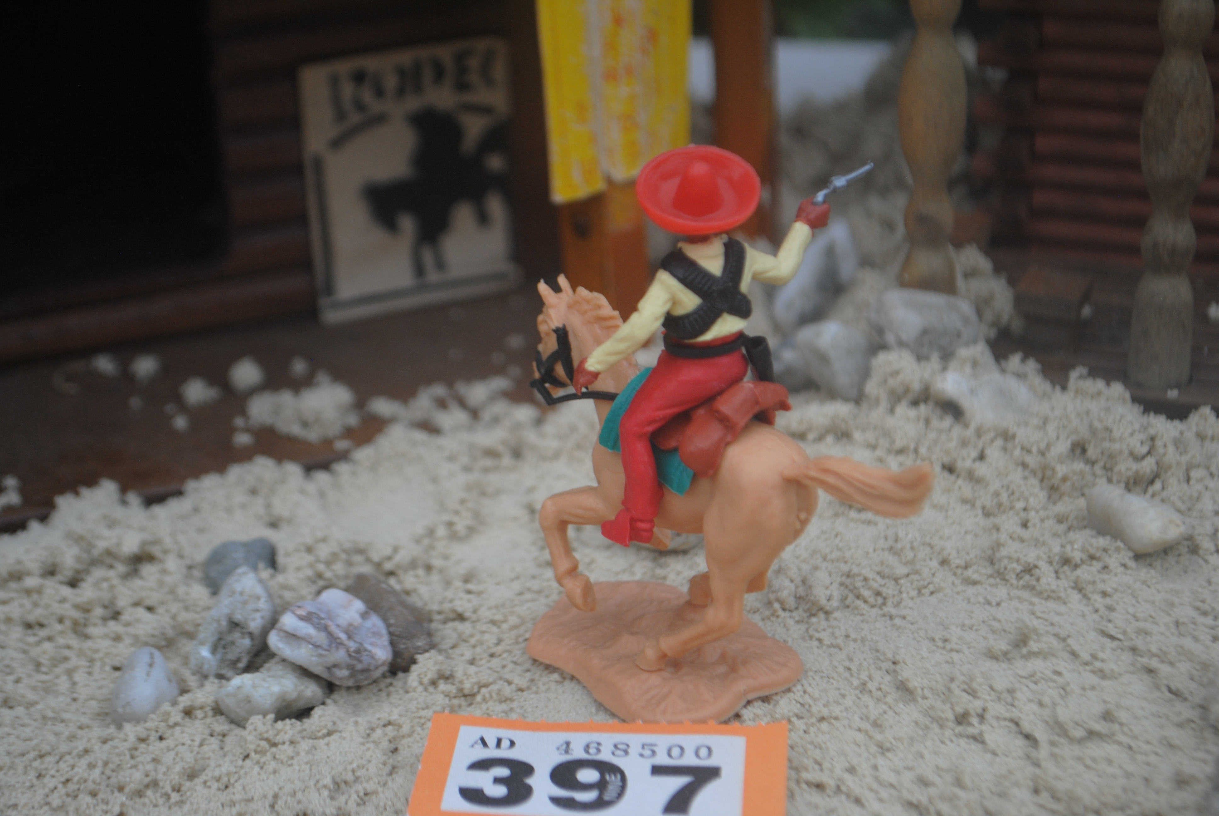 Timpo Toys O.397 Mexican Riding on Horse 2nd version 
