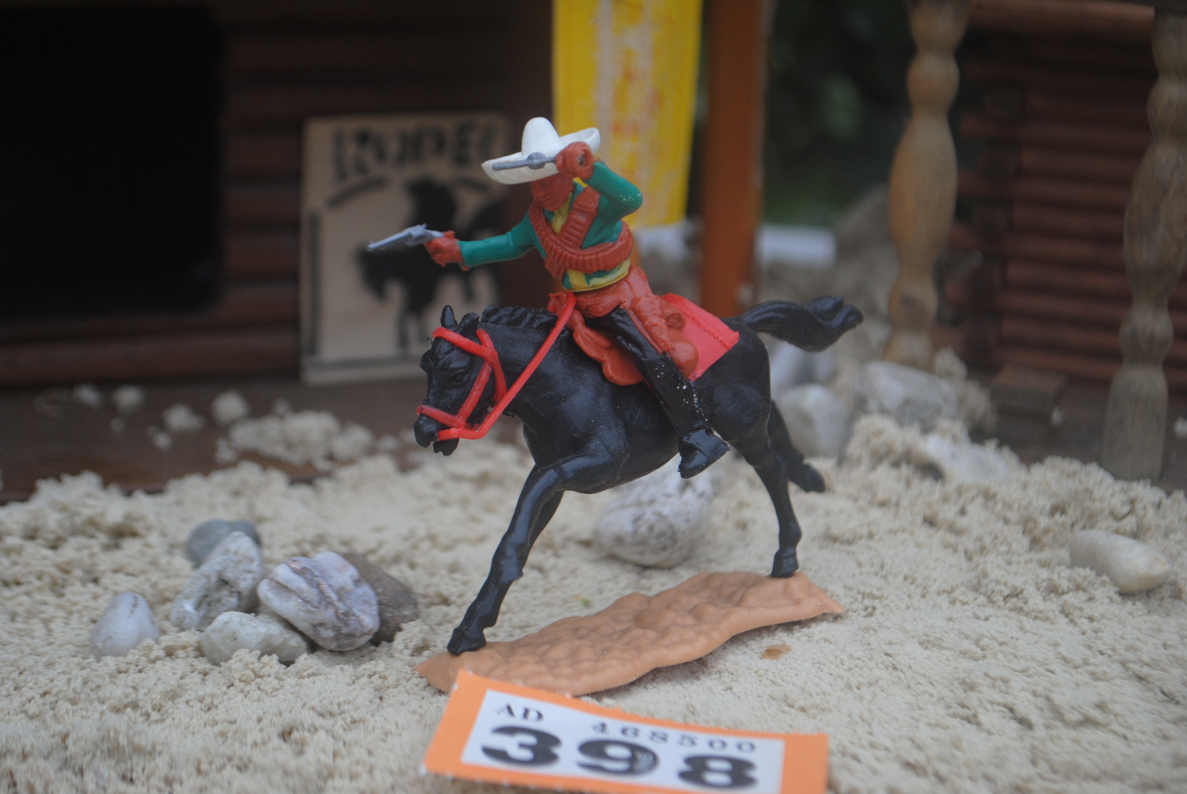 Timpo Toys O.398 Mexican Riding on Horse 2nd version 